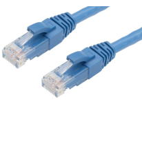 0.25m CAT6 RJ45-RJ45 Pack of 10 Ethernet Network Cable. Blue