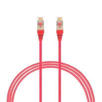 0.75m CAT6A RJ45 S/FTP THIN LSZH 30 AWG Network Cable | Red