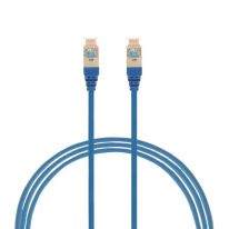 0.5m CAT6A RJ45 S/FTP THIN LSZH Network Cable | Blue