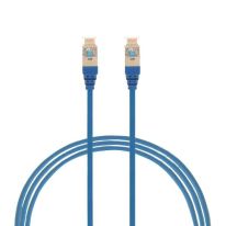 Cat 6A RJ45 S/FTP THIN LSZH 30 AWG Network Cable. Blue