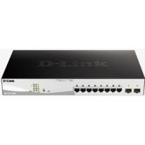 DGS-1210-10MP | 10 Port Gigabit Smart Managed 130W PoE Switch with 8 PoE RJ45 and 2 SFP Ports