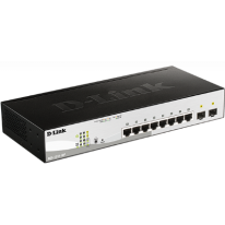  DGS-1210-10P | 10 Port Gigabit Smart Managed PoE Switch with 8 PoE RJ45 and 2 SFP Ports
