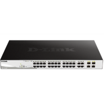 DGS-1210-28P | 28 Port Gigabit Smart Managed PoE Switch with 28 RJ45 and 4 SFP (Combo) Ports