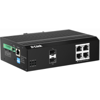 DIS-F200G-6PS-E | 6 Port Gigabit Industrial Smart Managed PoE+ Switch with 4 PoE Ports and 2 SFP Ports