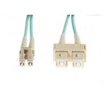 10m LC-SC OM4 Multimode Fibre Optic Cable: Blue