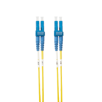 30m LC-LC OS1 / OS2 Singlemode Fibre Optic Cable: Yellow