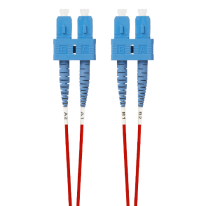 10m SC-SC OS1 / OS2 Singlemode Fibre Optic Lead | Red