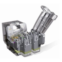 LEVITON - Cat6 Plus Snap In Jack Unshielded - Tool Free