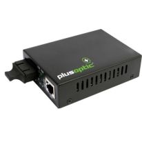 Adaptive 10Mb/100Mb/1000Mb Copper to 1G Fiber Media Converter with Duplex SC Fibre Connector. For Multimode Fibre, 850nm, 550M Reach