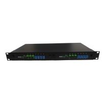 PlusOptic, 8 Channel (1470-1610nm ) Single Core CWDM Mux / Demux 1RU 19" chassis with 1310nm Pass Through Port and LC Wavelength ports & SCA COM and PASS Port - Side A and Side B. MD-8CH-1RU-CWDM-1310-LCSX-A&B