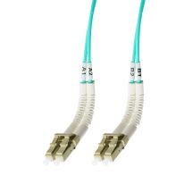 0.5m LC Flexi Boot - LC Flexi Boot OM4 Multimode Fibre Optic Duplex Patch Lead3