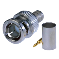 RG6 BNC MALE CRIMP SMALL FERREL