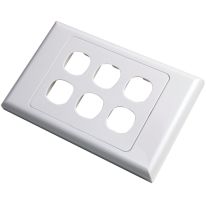 6 Way Australian Style Wall Plates