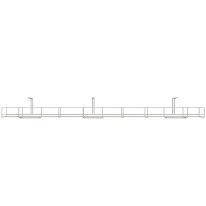 OE Elsafe Prodigy 1250 mm Single Tier Cable Management Basket White