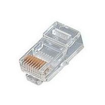 CAT5E 8 Position Solid RJ45 Crimp Plug | 10 Pack