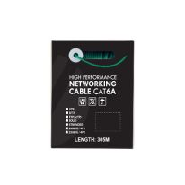 CAT6A U/UTP 23AWGx4P, PVC Jacket | 305m Roll Green