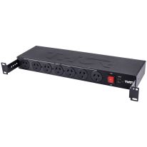 Thor 1RU 11 Way Smart Rack Guard Surge Protected Power Rail