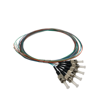 Fibre Pigtail LC OM4 Multimode 2m - 6 Pack Rainbow