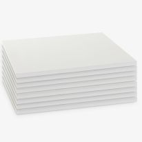 2.00m x 0.30m Shelves White Set of 8 (4 bays)