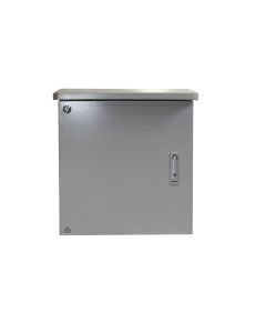 12RU 600mm Wide x 600mm Deep Grey Outdoor Wall Mount Cabinet