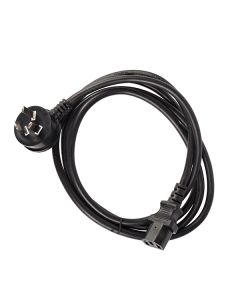 Right Angle Mains Cord with IEC-C13 2m