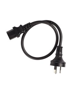 0.5m IEC C13 10A Power Cable | Black  