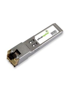 Moxa Compatible 1.25G, Copper SFP, 100M Transceiver, RJ-45 Connector for Copper, Industrial temperature rated | PlusOptic SFP-T-MOXi