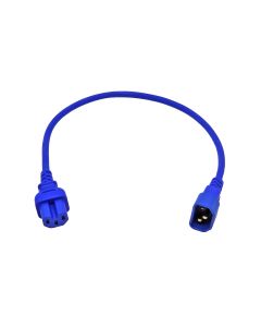 Blue IEC C15 C14 Power Cable