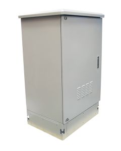 27RU 800mm Wide x 600mm Deep Grey Outdoor Freestanding Ventilated Cabinet. IP45