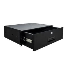 3RU Lockable Drawer, 350mm deep to suit 600mm deep Racks