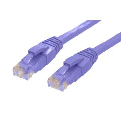 0.75m Cat 6 Ethernet Network Cable: Purple