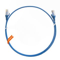 2m Cat 6 Ultra Thin LSZH Pack of 50 Ethernet Network Cable. Blue