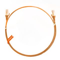 1.5m Cat 6 Ultra Thin LSZH Pack of 50 Ethernet Network Cable. Orange