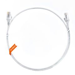 0.75m Cat 6 Ultra Thin LSZH Pack of 50 Ethernet Network Cable. White