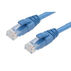 0.5m Cat 5E RJ45 - RJ45 Network Cable Blue