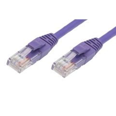 1.5m Cat 5E RJ45 - RJ45 Network Cable Purple1