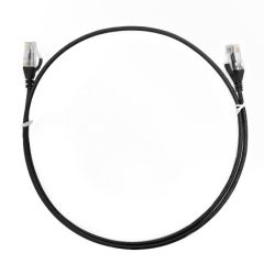 1.5m CAT6 Ultra Thin LSZH Ethernet Network Cable | Black