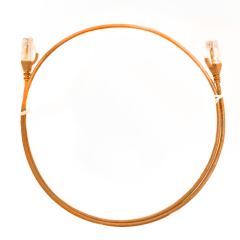 2m CAT6 Ultra Thin LSZH Ethernet Network Cable | Orange
