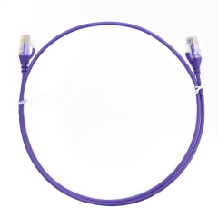 2m CAT6 Ultra Thin LSZH Ethernet Network Cable | Purple