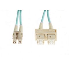 30m LC-SC OM3 Multimode Fibre Optic Patch Lead