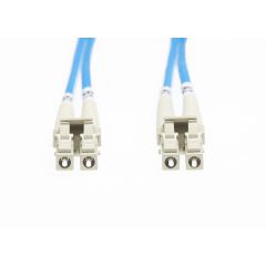 LC-LC OM1 Multimode Fibre Optic Cable: Blue