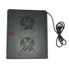 4Cabling 2 Way Fan Kit | Suitable for 600mm Deep Standard Rack Range