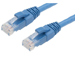 0.5m CAT6 RJ45-RJ45 Pack of 50 Ethernet Network Cable. Blue