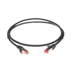 1.5m CAT6A S/FTP LSZH Ethernet Network Cable | Black