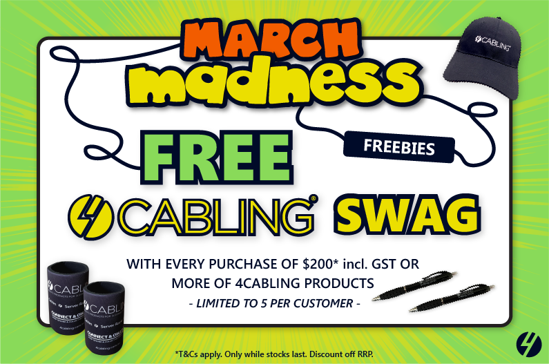 4Cabling March Madness Swag Promotion