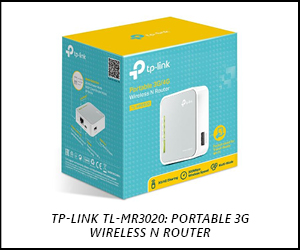 TP-Link TL-MR3020: Portable 3G Wireless N Router